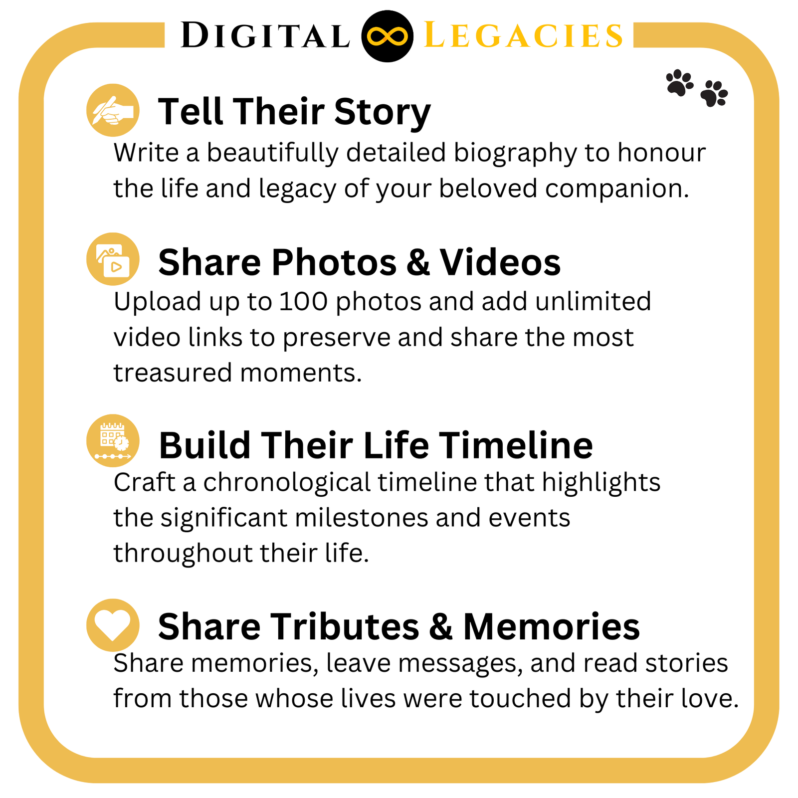 Digital Legacies Plaques - Pets - Image 2