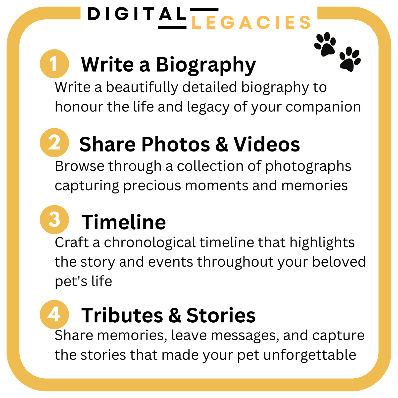 Pets Digital Legacies Plaque - Image 3